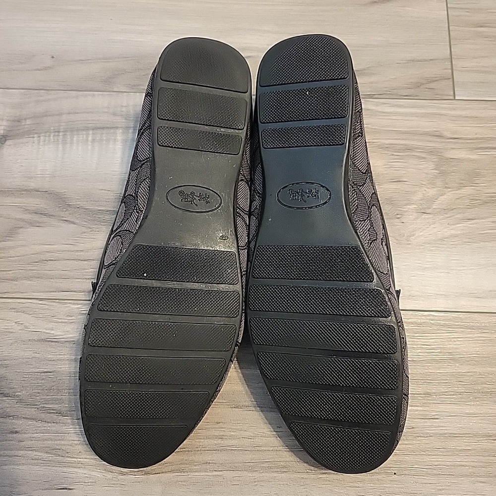 Coach Fortunata Black Signature C Shoes Loafer Women's Size 8.5B - Picture 8 of 9